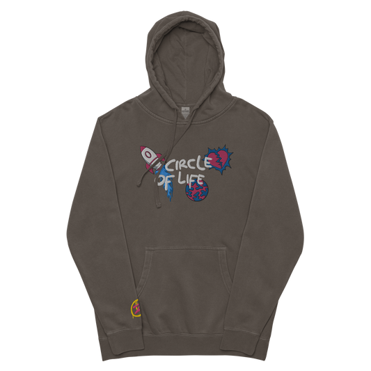 Circle Of Life Pigment-Dyed Hoodie