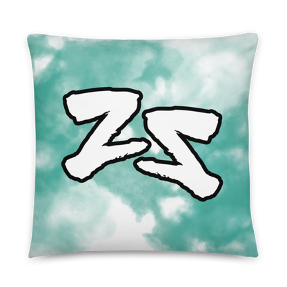 Protect Your Energy Tie Dye Pillow (Blue)