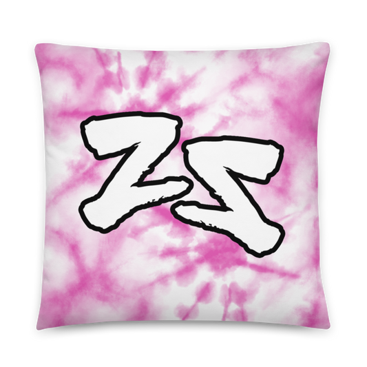 Protect Your Energy Tie Dye Pillow (Red)