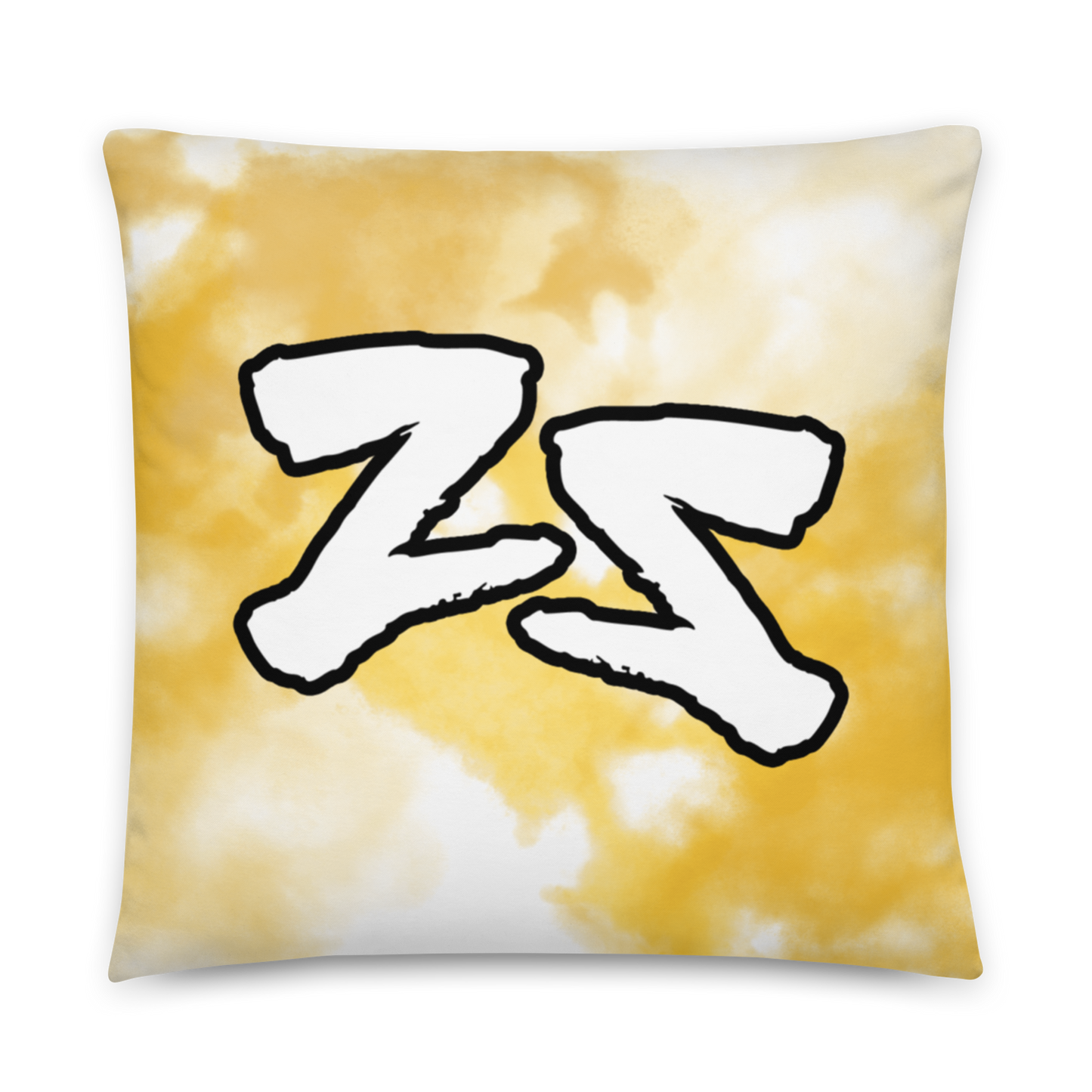 Protect Your Energy Tie Dye Pillow (Yellow)