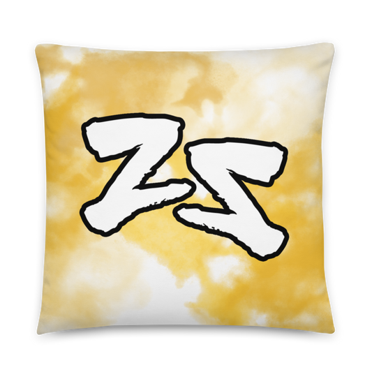 Protect Your Energy Tie Dye Pillow (Yellow)
