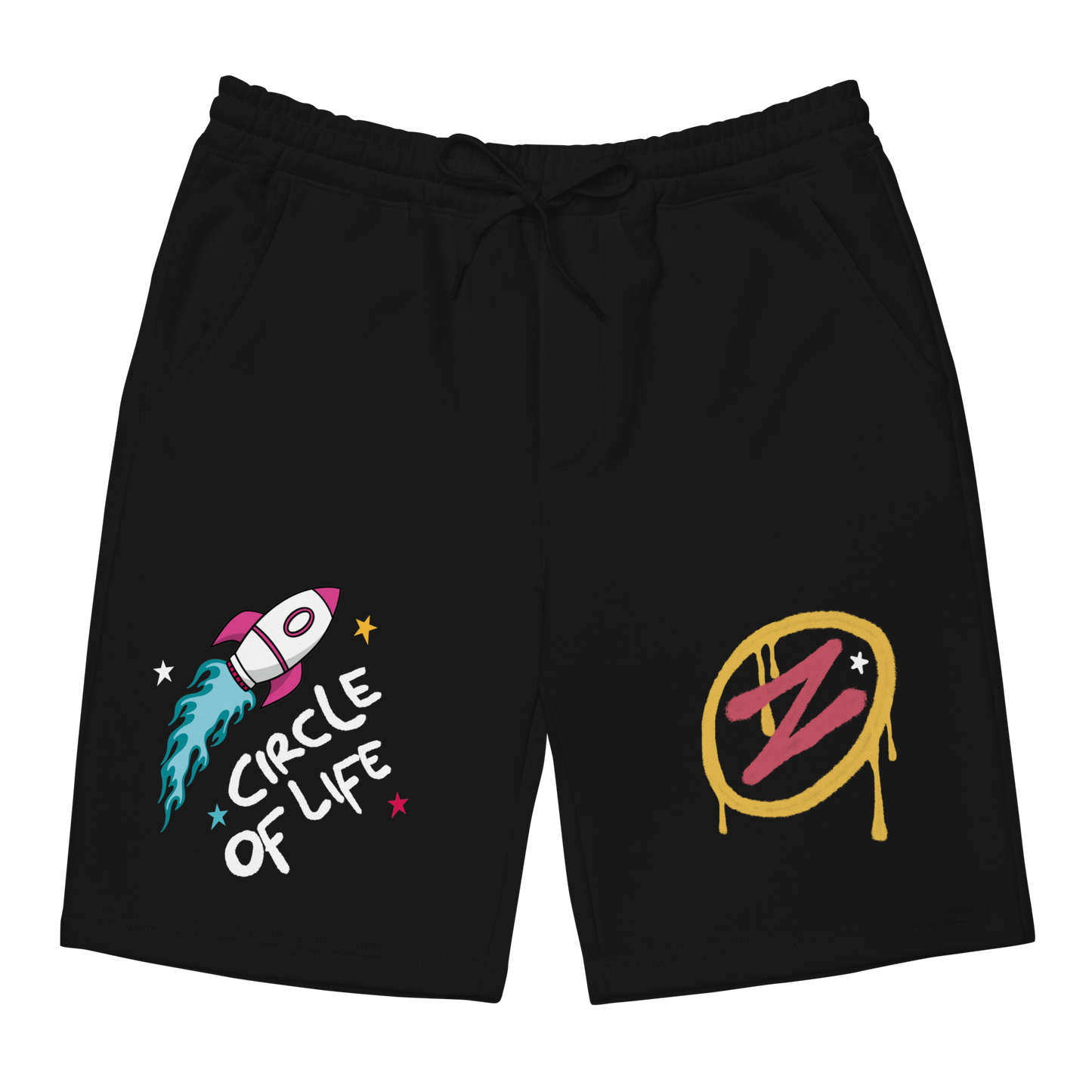 Circle Of Life Men's Fleece Shorts