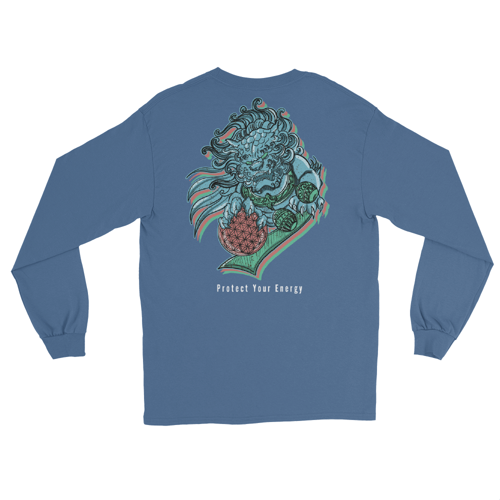 Protect Your Energy Long Sleeve Shirt (Blue)