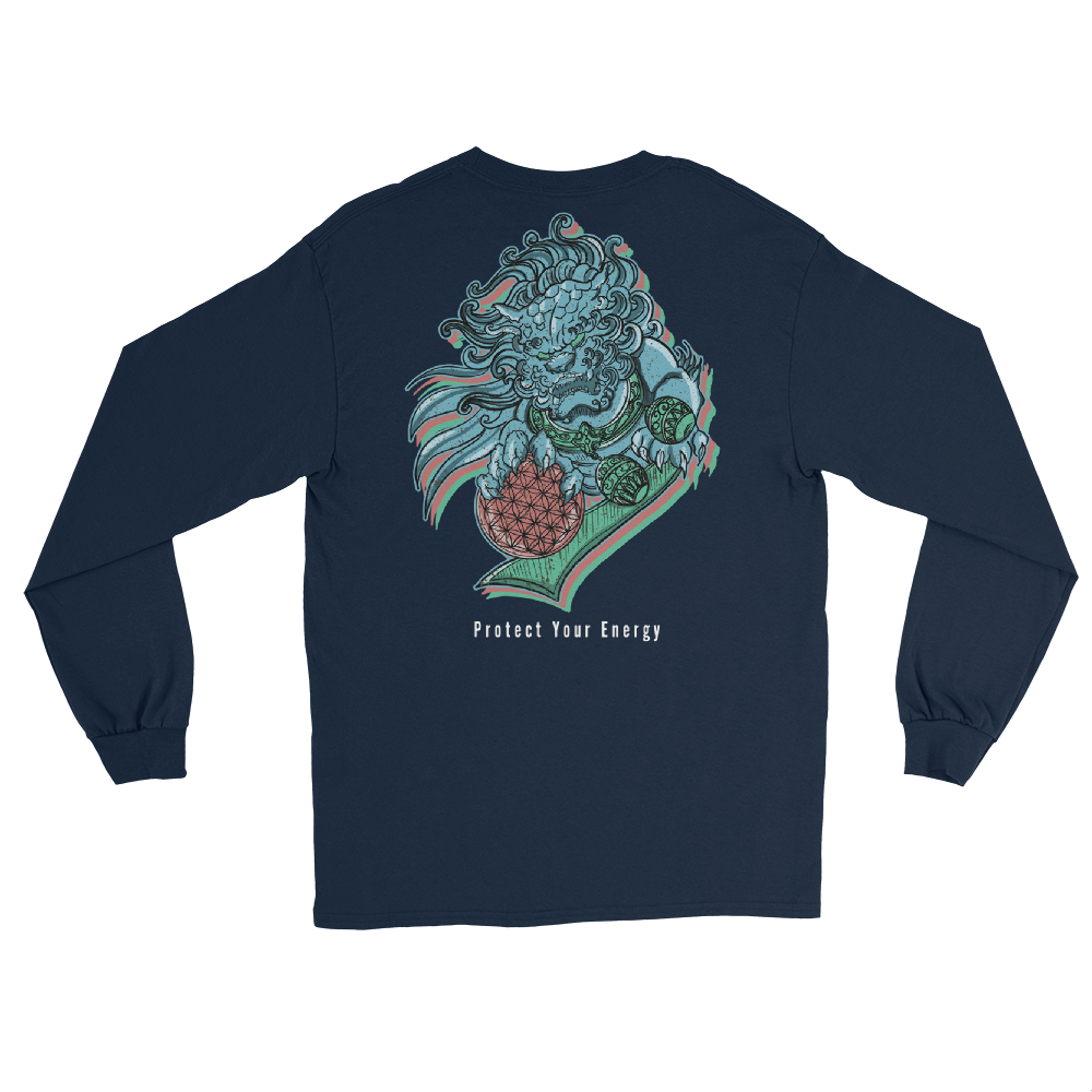 Protect Your Energy Long Sleeve Shirt (Blue)