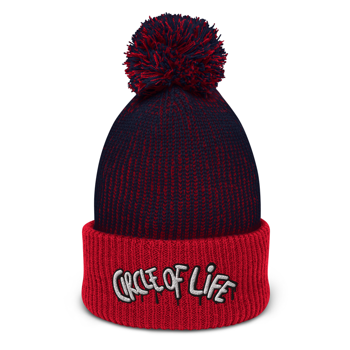 Circle Of Life Pom-Pom Beanie