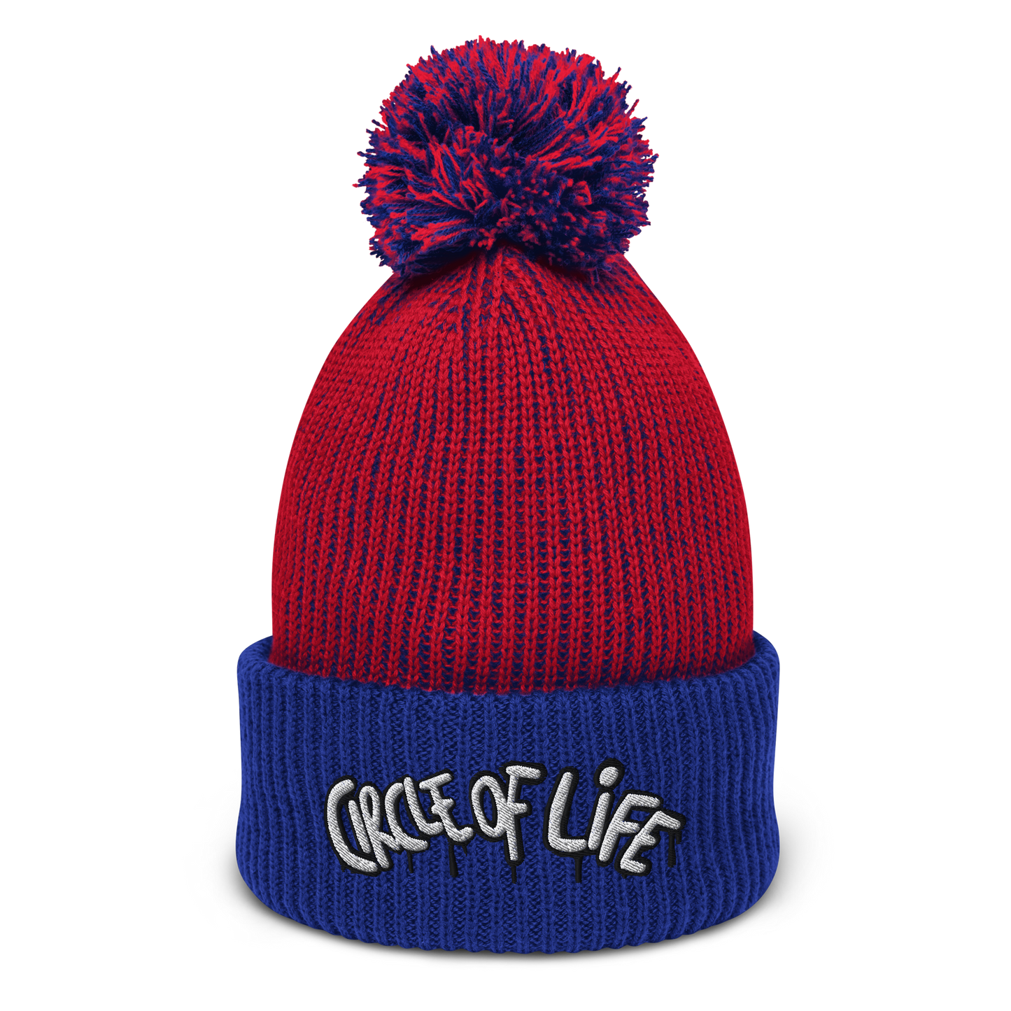 Circle Of Life Pom-Pom Beanie